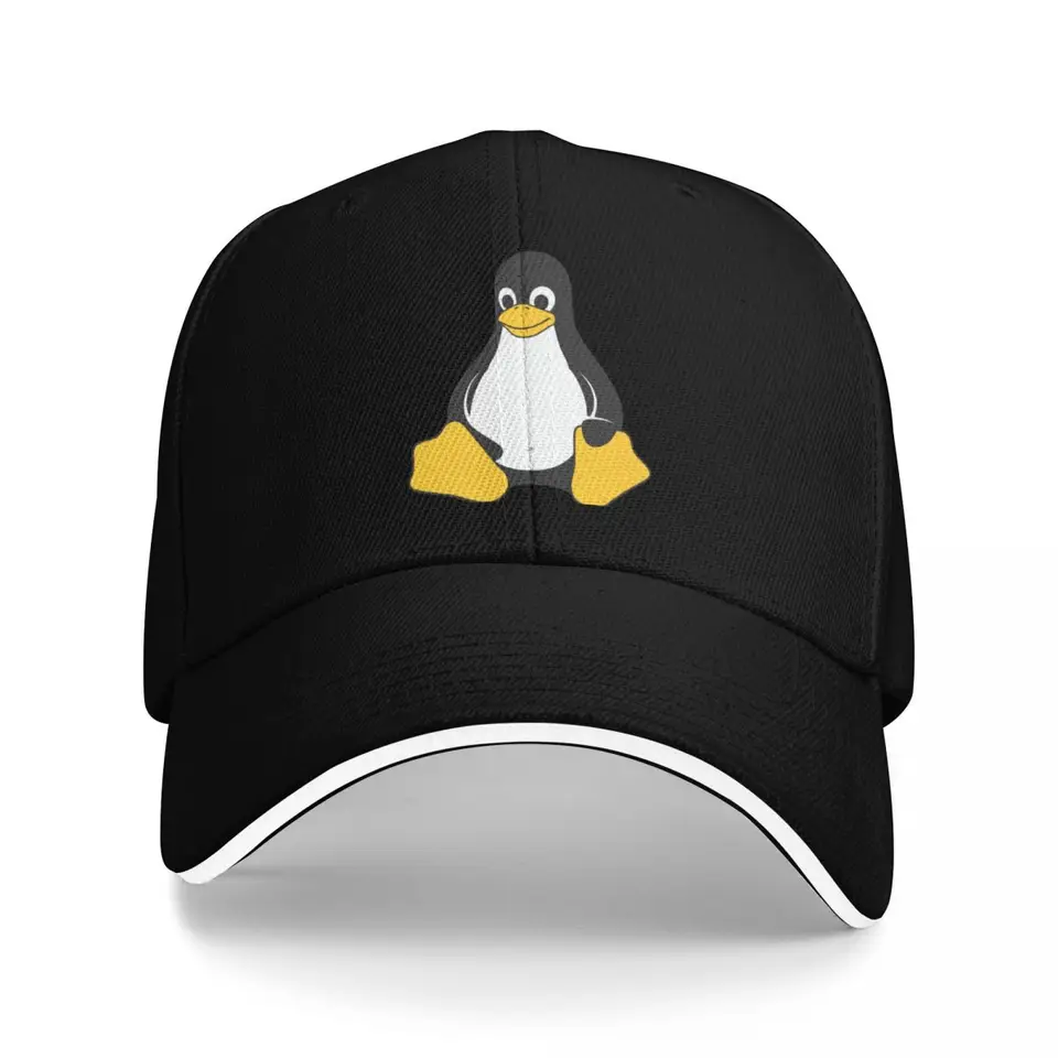 Tux The Linux Penguin Baseball Cap Golf Hat Originálny vojenský čiapka Sun klobúk roztomilý pánsky dámsky