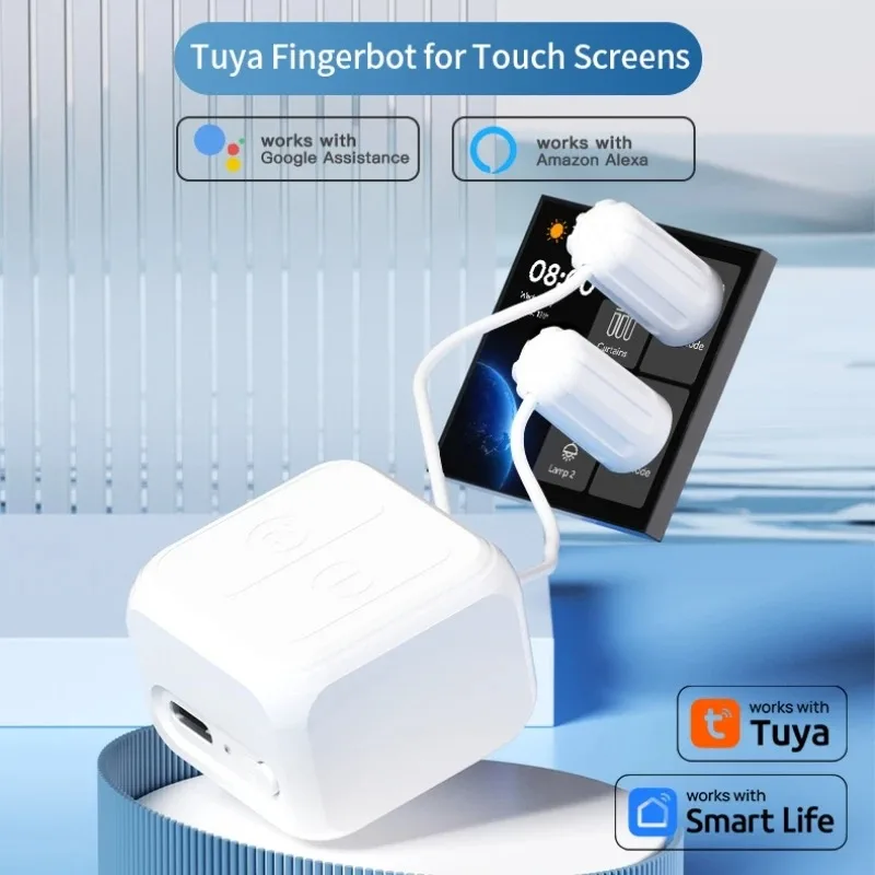 TUYA SMART Bluetooth Switchbot Button Stlačte prstový robot Dual Touch App Ovládanie inteligentného časovania diaľkového ovládacieho prvku Clicker