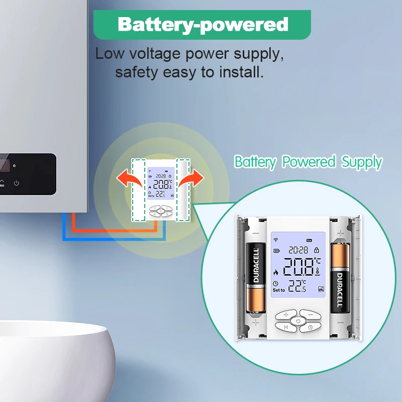 TUYA SMART HOME ZIGBEE / WIFI termostat pre plynový kotol wifi kotol termostat teplé podlahové vykurovanie Alexa Google HOME Alexa Alice
