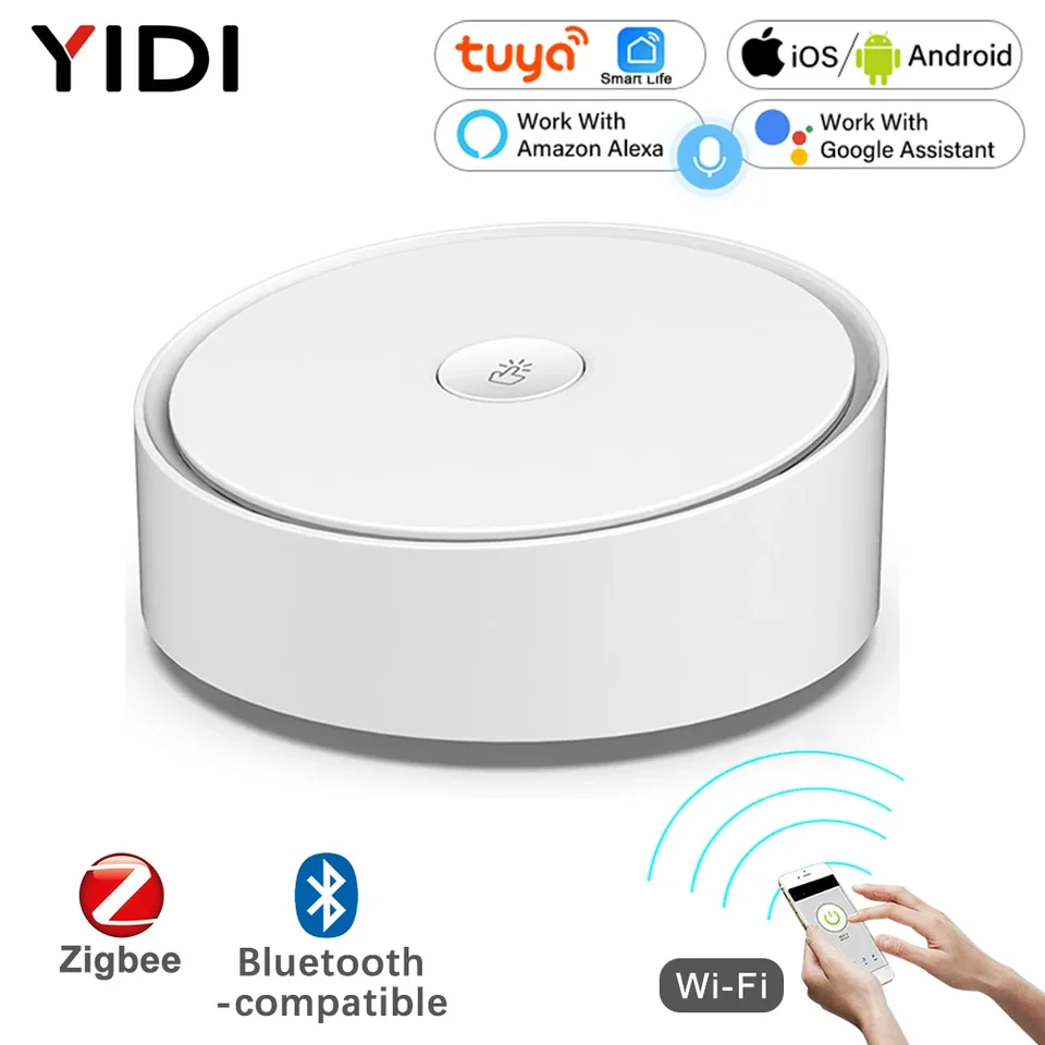 TUYA SMART LIFE SMART Multi-Mode Gateway Zigbee WiFi Bluetooth kompatibilné bezdrôtové ovládacie prvky s aplikáciou Alexa Google Home Voice