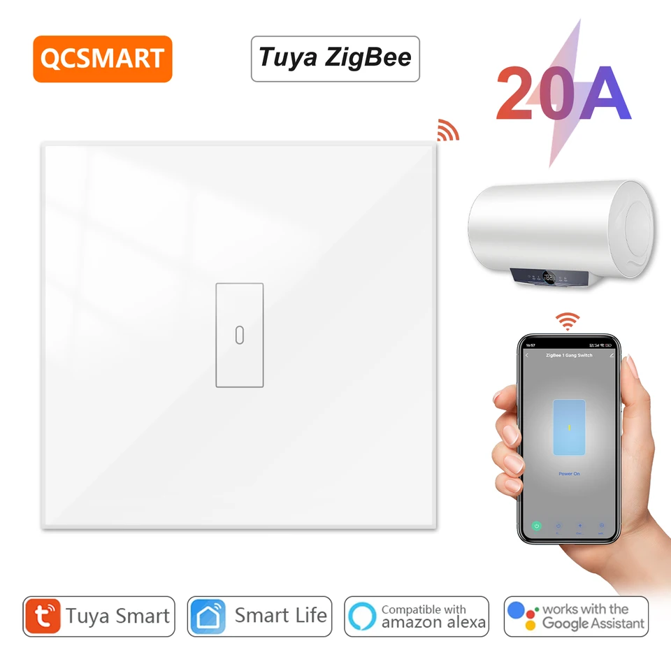 TUYA SMART LIFE ZIGBEE 3.0 EÚ KOLÁR KOSTOL OHRIEDA Voda 4400W APP DISTATE OVLÁDAŤ ČASTICKÝ VÝROBA ZA