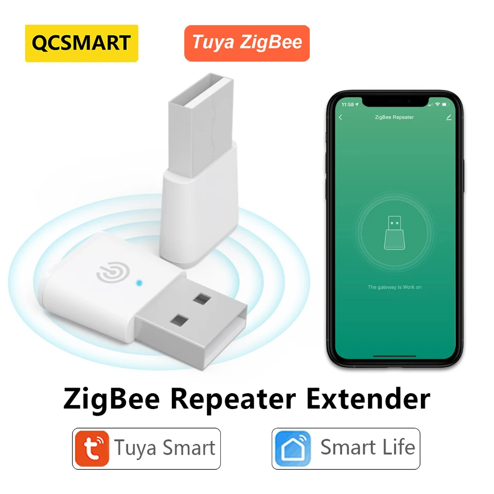 TUYA SMART LIFE ZIGBEE 3.0 SIGNALE OPRAVENKA USB Extender APP ZARIADENIA MESH HOME Assistant Deconz Automatizácia