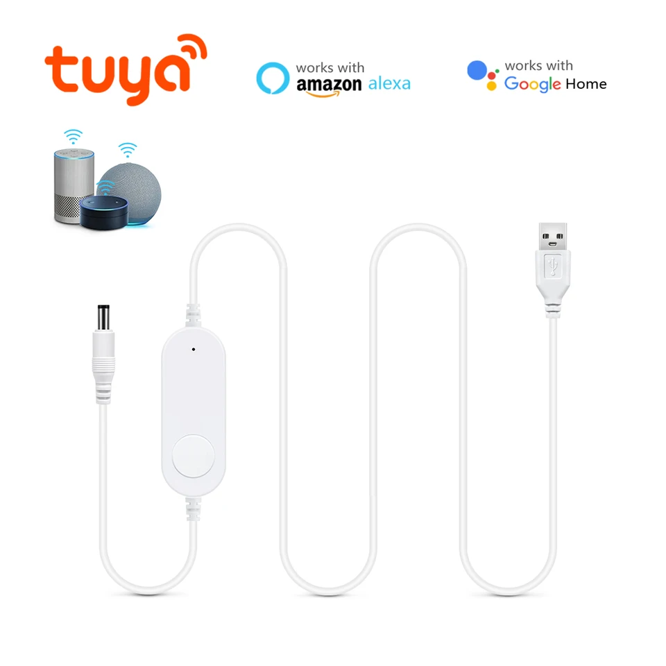TUYA WIFI CONLEGER DIMMER DC 5V USB LED Strip Strip Light Ovládač Nastavenie jasu
