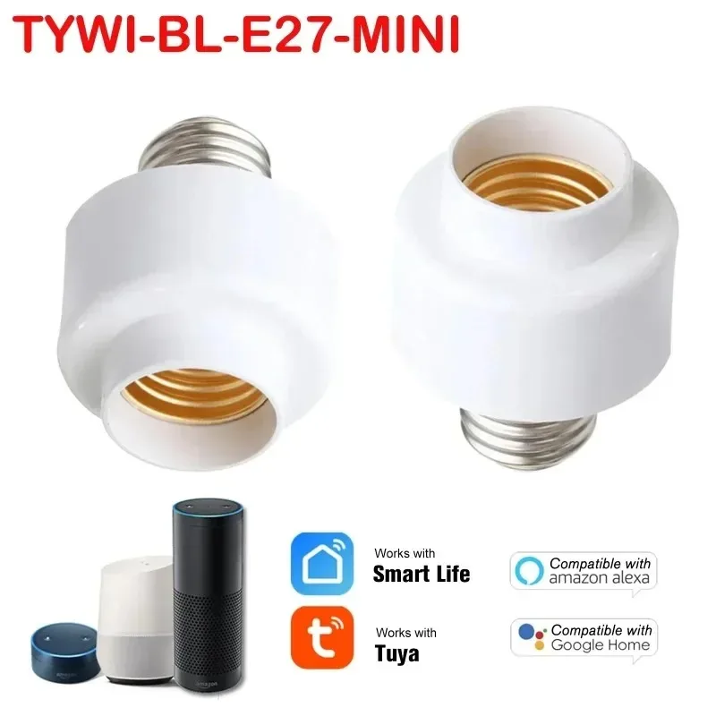 Tuya wiifi bl e27 zásuvka inteligentný držiak základných žiaroviek základné žiarovky adaptér Kuchynská spálňa Svetlo prepínač Alexa Google Home Hlas Control