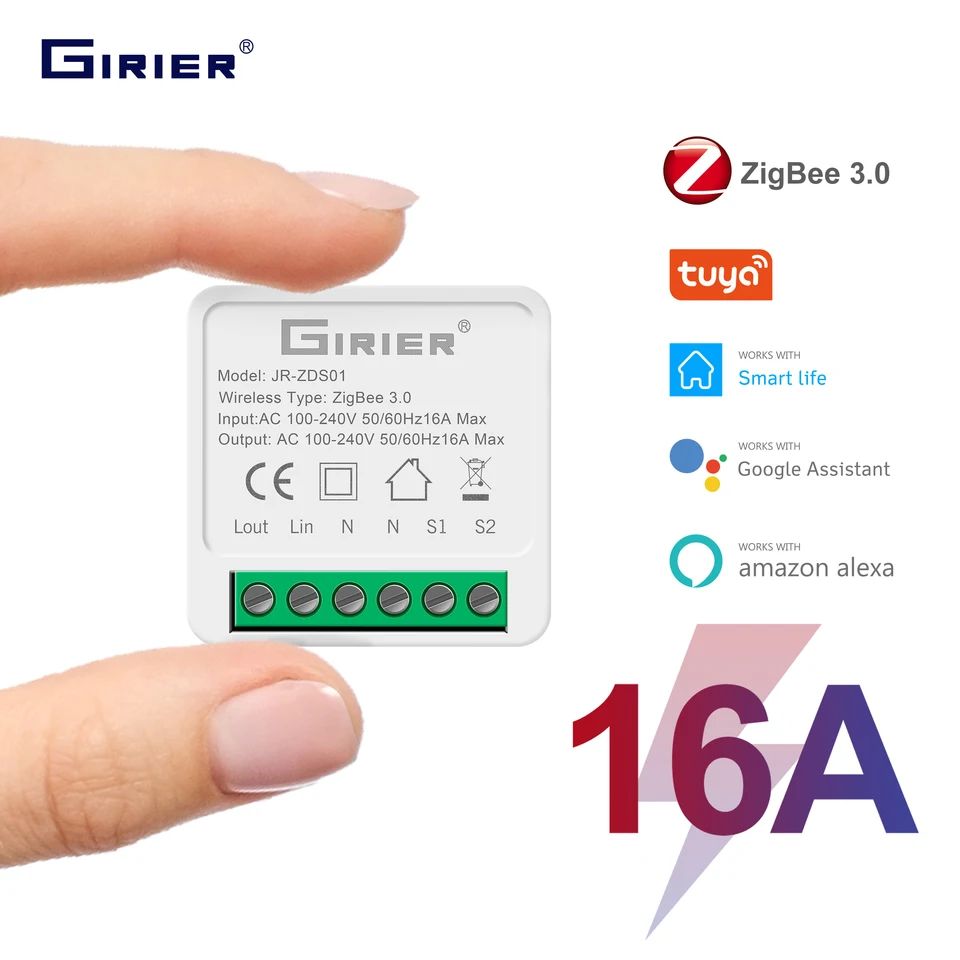 TUYA ZIGBEE 3.0 Modul SMART LIGHT SWITCH, inteligentná domáca automatizácia DIY Breaker