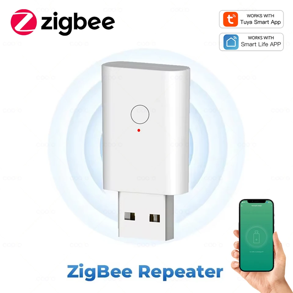 TUYA ZIGBEE 3.0 SIGNALEPEATER SIGNEATER USB SIGNALE Zosilňovač pre SMART LIFE TUYA APP PRÁCA S ZAGBEE GATEWAY SMART HOME ZARIADENIE