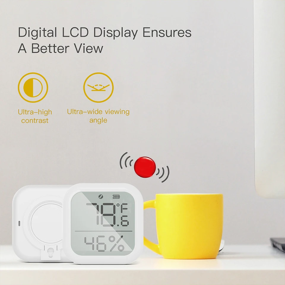 Tuya Zigbee inteligentná teplota senzor digitálneho teplomeru