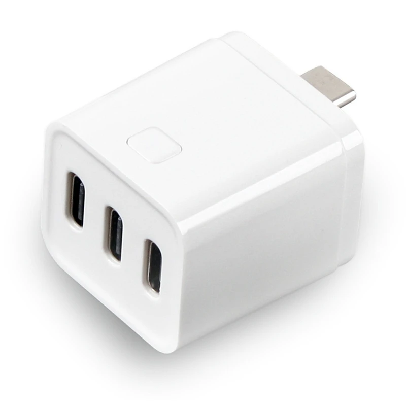 Tuya Zigbee Type-C Smart Adapter Plug 3 Gang Mini USB-C napájací adaptér nabíjanie hlasového riadenia pre Alexa