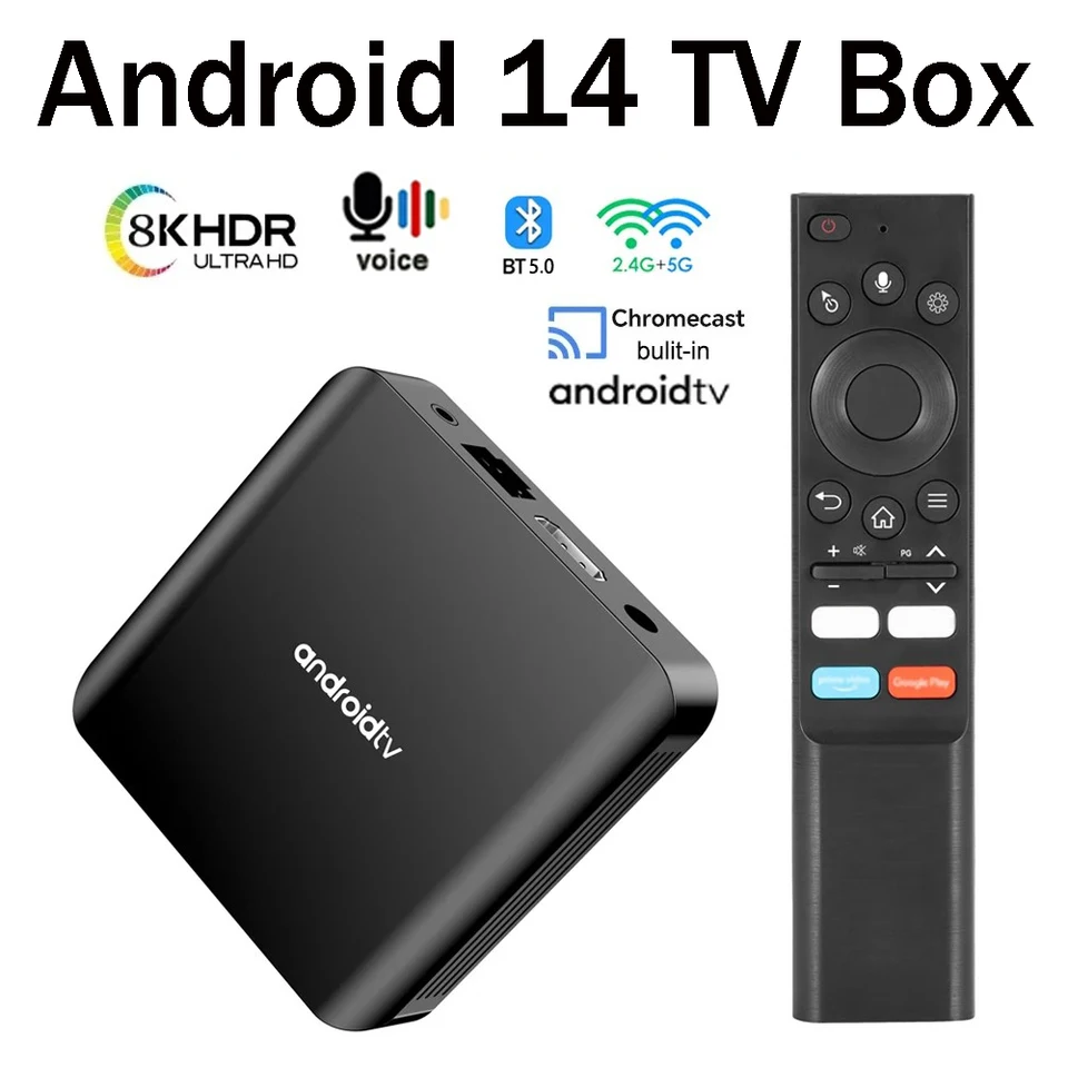 TV Box TV98 ATV Plus Android 14 8K Allwinner H313 Quad Core 5G 4G Dual WiFi BT5.0 Podpora inteligentného hlasového ovládacieho prvku Set Top Box