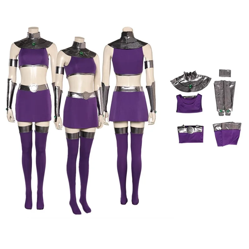 TV Fantasy Starfire Cosplay kostým dospelých Dospelé ženy maskuje fantázia vesta sukňa roleplay outfits halloween karneval party oblek