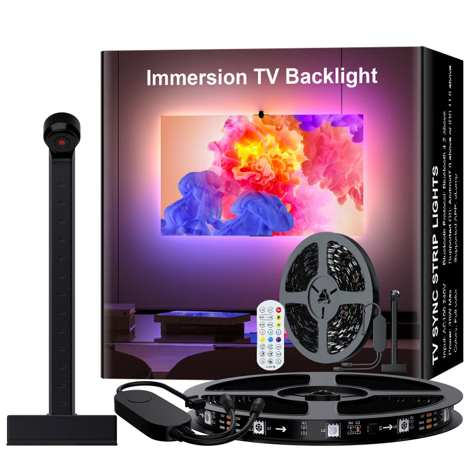 TV LED podsvietenie fotoaparátu Ambient 3M 3,8 m 5m svetlo ponorenie LED farebné prúžky LED svetlo pre televíziu PC PC LED RGB Tape Strip Strip Strip LED LED