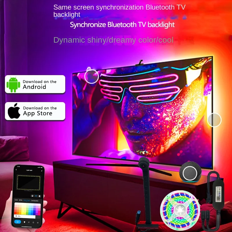 TV Magic Color Rovnaký displej obrazovky Atmosféra Svetlo Ambilight Smart USB Light Strip Led Led Decor Decor For You Car Lights Light Home