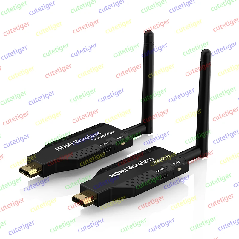TV projektor 50M Wireless HDMI Extender Audio Video Personmit Referter Replated Adapter Share pre PS4 DVD Camera PC do