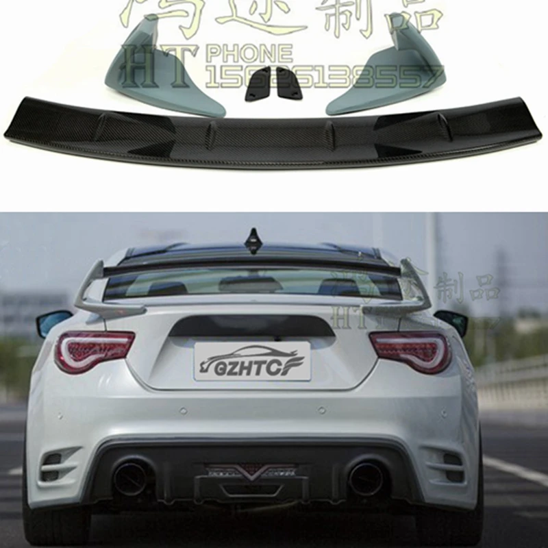 Tvar automobilu nenatretý a farebný štýl FRP GT 86 BRZ Zadný spojler kufra pre Subaru BRZ pre Toyota 86 GT86