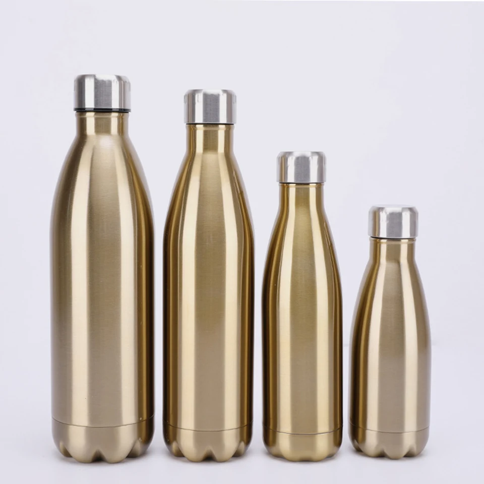 Tvar Cola 500 ml dvojlôžkovej steny Thermos Fľaša na vodu udržuje studený a ohrieva tepelná fľaša z nehrdzavejúcej ocele Coffee Tea Travel hrnček