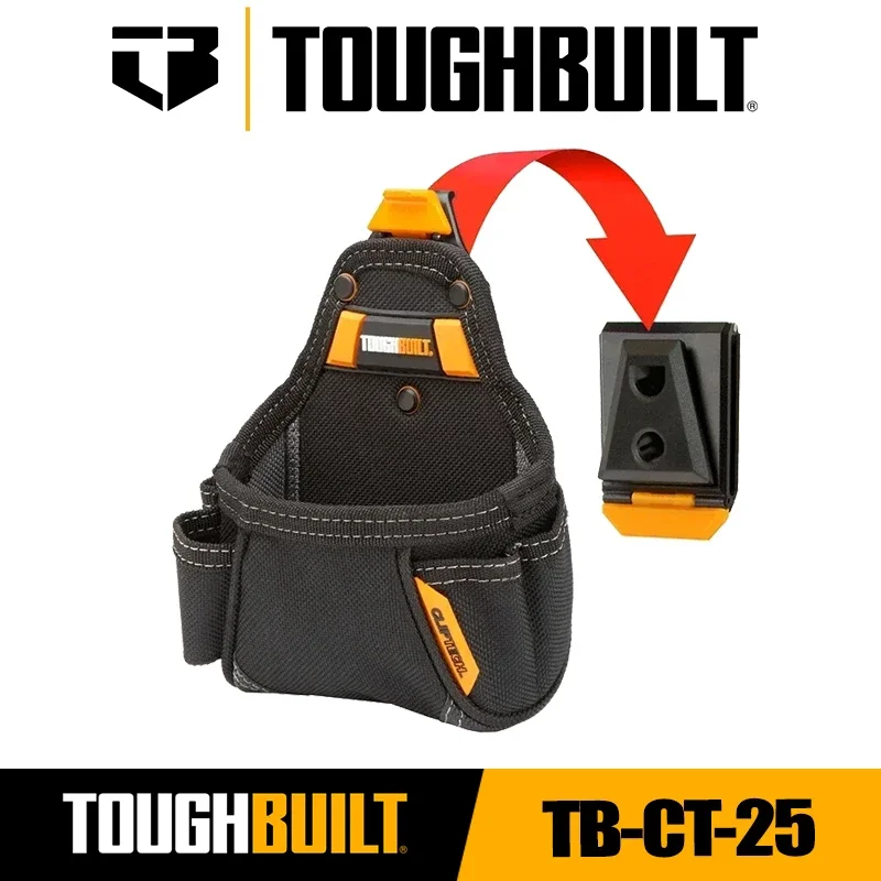 Tvrdo budovaná nechtovú pásku TB-CT-25 Meria viacúčelové vrecko s náradím Zhrubnuté opotrebenie Oxford Handster Woodworking Špeciálna súprava náradia