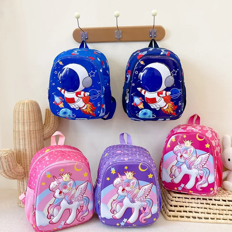 Tvrdá škrupina Unicorn Schoolbag Cartoon Animation Animácie Deti Batoh pre materskú školu a dievčatá malú batoh znižujú