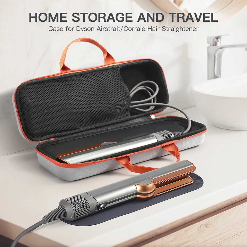 Tvrdé puzdro EVA pre Dyson Airstrait HT01 Hair Pericent Storage Tašky prenosné cestovanie prepravy boxu pre príslušenstvo Dyson