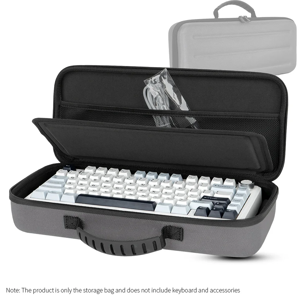 Tvrdé úložné vrecká EVA pre ROG Extreme AULA F75 Mechanická klávesnica prenosná pre Logitech GPRO X TKL Cestovné puzdro
