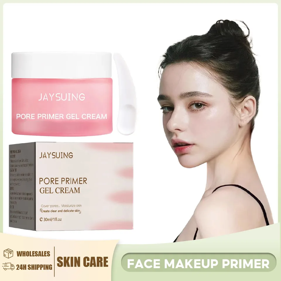 Tvárový make -up základný náter neviditeľný póry oleja