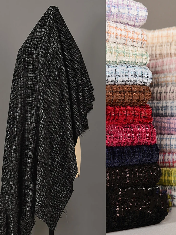 Tweed tkanina, chenille vrkoč o mäkkú pokožku priateľská, zhustáva sa šijacia odev