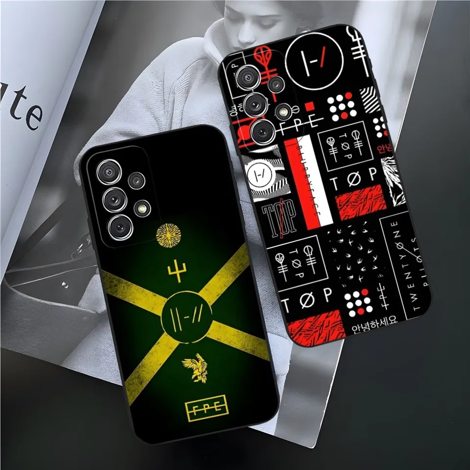 Twenty Pilots 21 telefónny puzdro pre Samsung Galaxy S23 Ultra S24 S22 S20 Fe S21 plus A54 A34 A24 A53 M54 Poznámka 20
