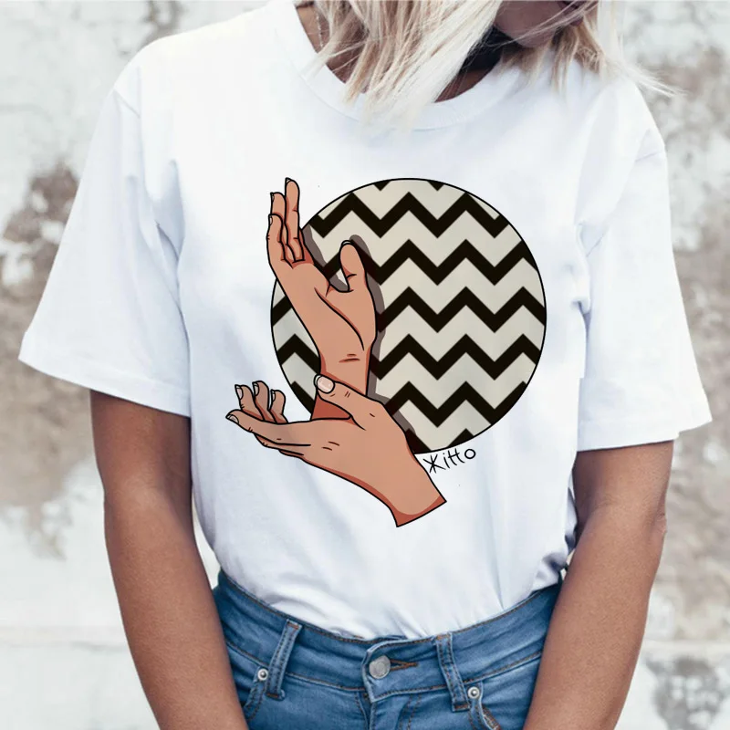 Twin Peaks David Lynch Top Tee Tirls T tričko 2019 Tričko Ulzzang Streetwear Žena japonské kawaii tričko Ženy femme harajuku