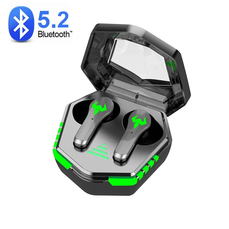 TWS Bluetooth 5.2 Slúchadlá bezdrôtových slúchadiel Športovej hry HIFI stereofónny dotykový ovládací panel pre Xiaomi Samsung Huawei