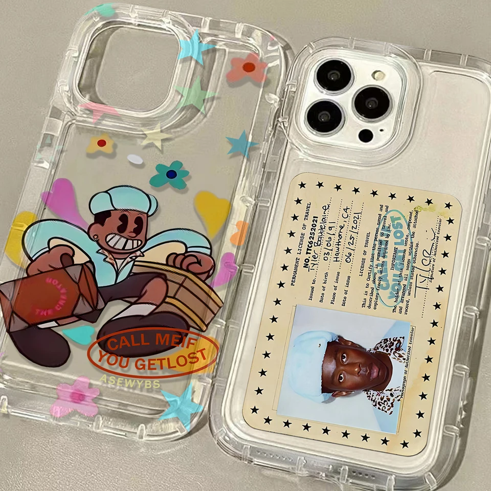 Tyler The Creator Clear Puzdet pre telefón pre Xiaomi Mi 11 11T 11Lite POCO F4 X3 X4 M1 M4 GT NFC PRO 5G Airbag SOCPORPPORPPROUT