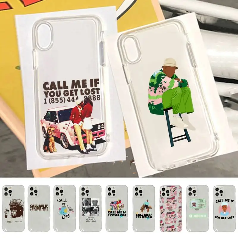 Tyler The Creator Zavolajte mi, ak sa stratíte v prípade telefónu pre iPhone 13 11 12 pro xs max 8 6 6s plus x 5s SE 2020 xr puzdro