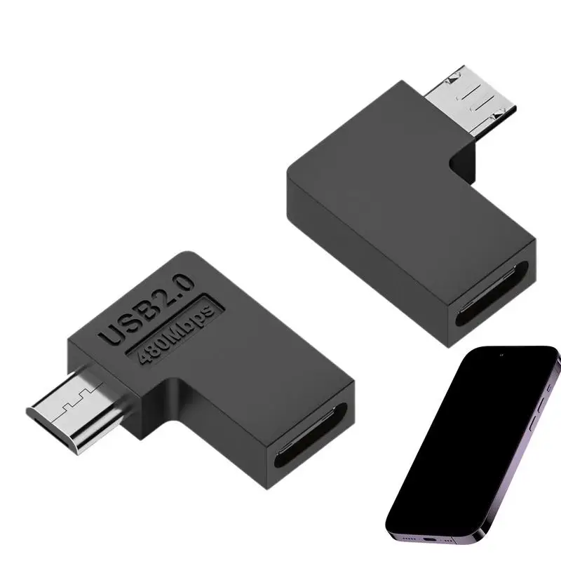 Typ C na mini USB Convert Connector Typ C na Mini USB Nabíjacie konektory Mini veľkosť konverzného nástroja pre cestovanie za služobné cesty