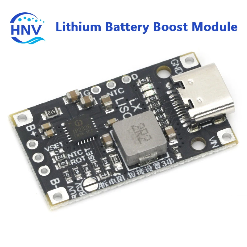 Typ-C USB 2-3S BMS 15W 8,4 V 12,6 V 1.5A Littium Battery Betost Boost Modul s vyváženým podporným rýchlym nabíjaním s indikátorom