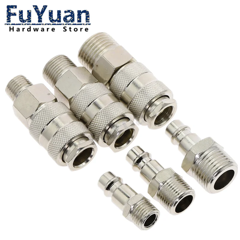 Typ EÚ Stručný tlak v konektorovom pneumatickom montáži vysokotlakového spojovacieho spojenia na európskych štandardoch vzduchového kompresora