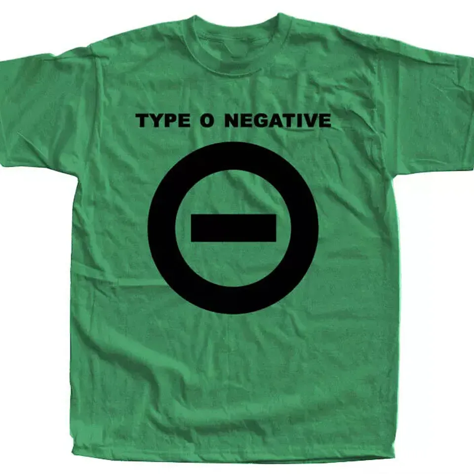 Typ o negatívny symbol Tričko s krátkym rukávom, bavlnená zelená muži s až 5xl TA5169