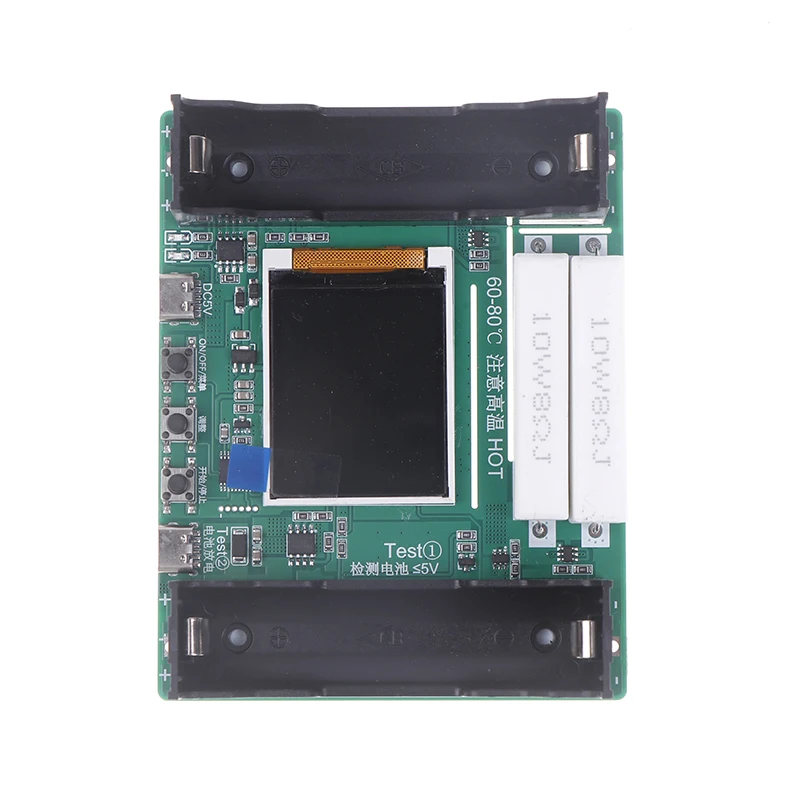 TYPY-C LCD 4/1 kanálový displejový tester batériu MAH Littium Digital Battery Detector Modul pre tester batérie 18650