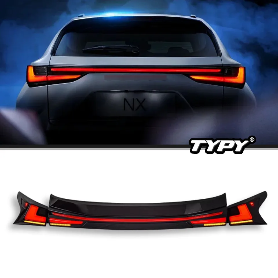 Typy Car Lights for Lexus NX Taillight 2014-2020 LED dióda priechodná lampa Denná bežecká svetlo Automobilové doplnky