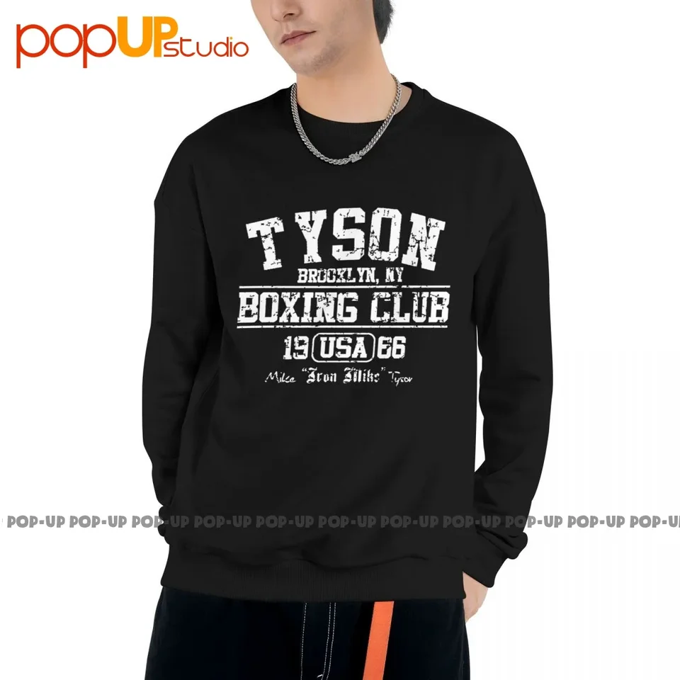 Tyson Boxing Club retro Mike 80.s mikina pullover košele roztomilý trendový harajuku streetwear