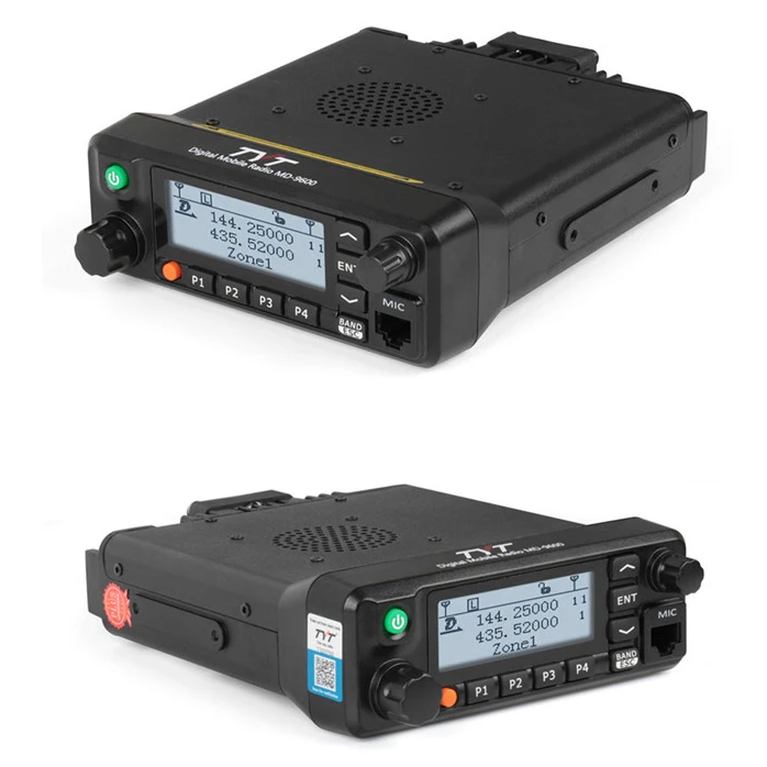 Tyt MD-9600 DMR Mobile Radio Dual Band Professional Walkie Talkie 50W VHF/UHF Car Truck Radio