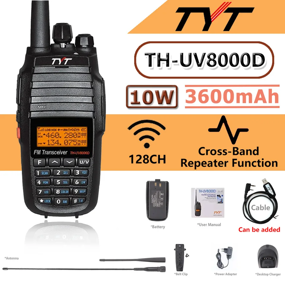 Tyt th-Uv8000D Vysoký výkon