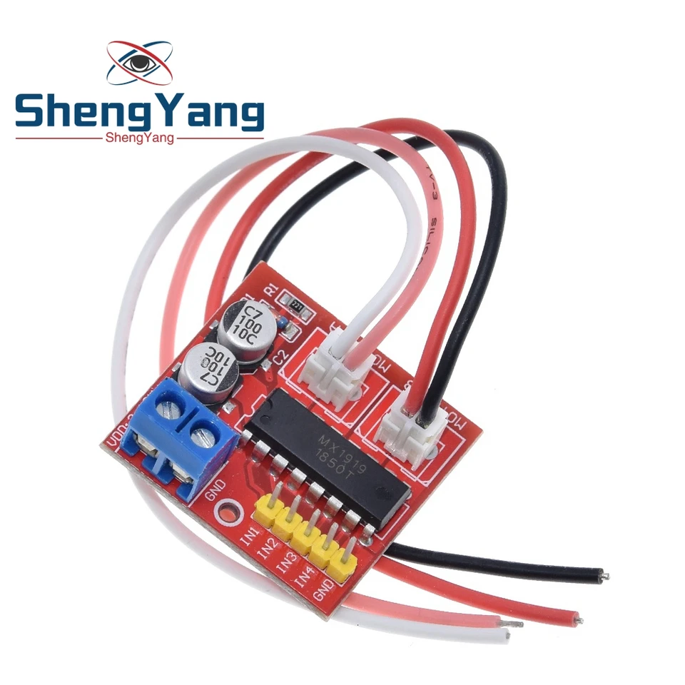 TZT 2.5A Dual Bridge Brushed DC Motor Drive Board Modul pre Arduino Smart Car Robot Nízka spotreba energie MX1919