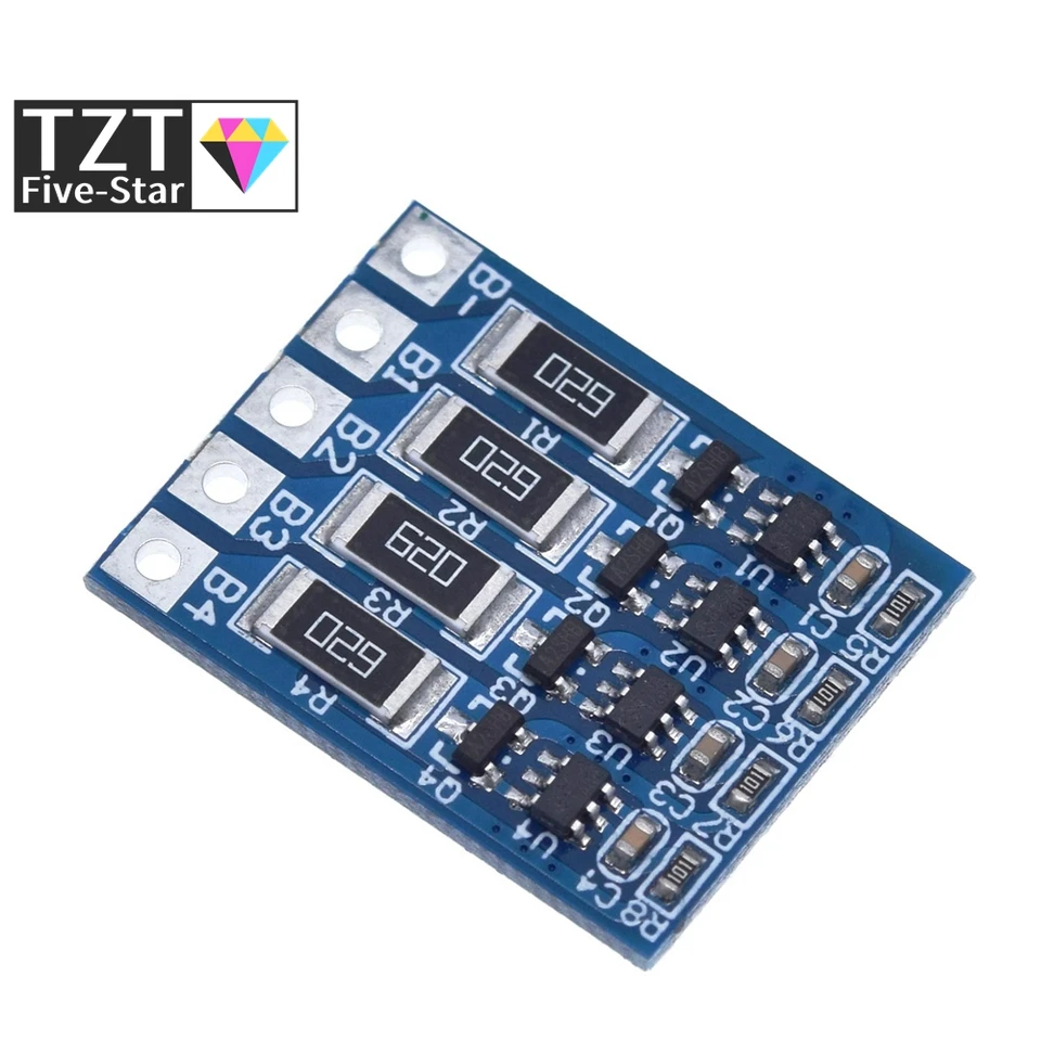 TZT 4S 4.2V LI-ION BALANCER doska LI-ION Vybalenie dosky na nabíjanie batérie