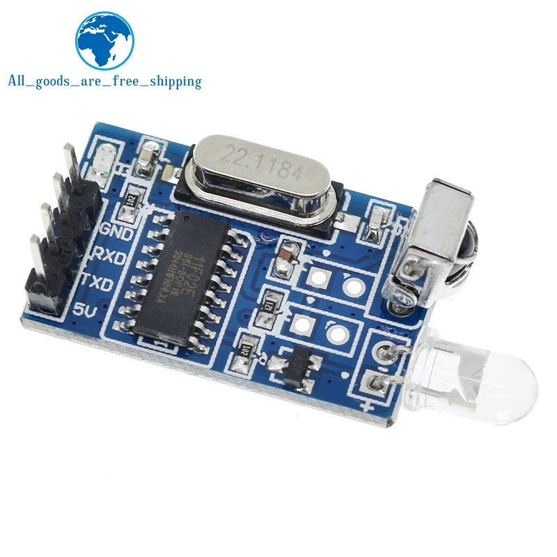 TZT 5V IR Infračervený diaľkový dekodér Kódovanie Vysielača Kvalita bezdrôtového modulu na sklade pre Arduino