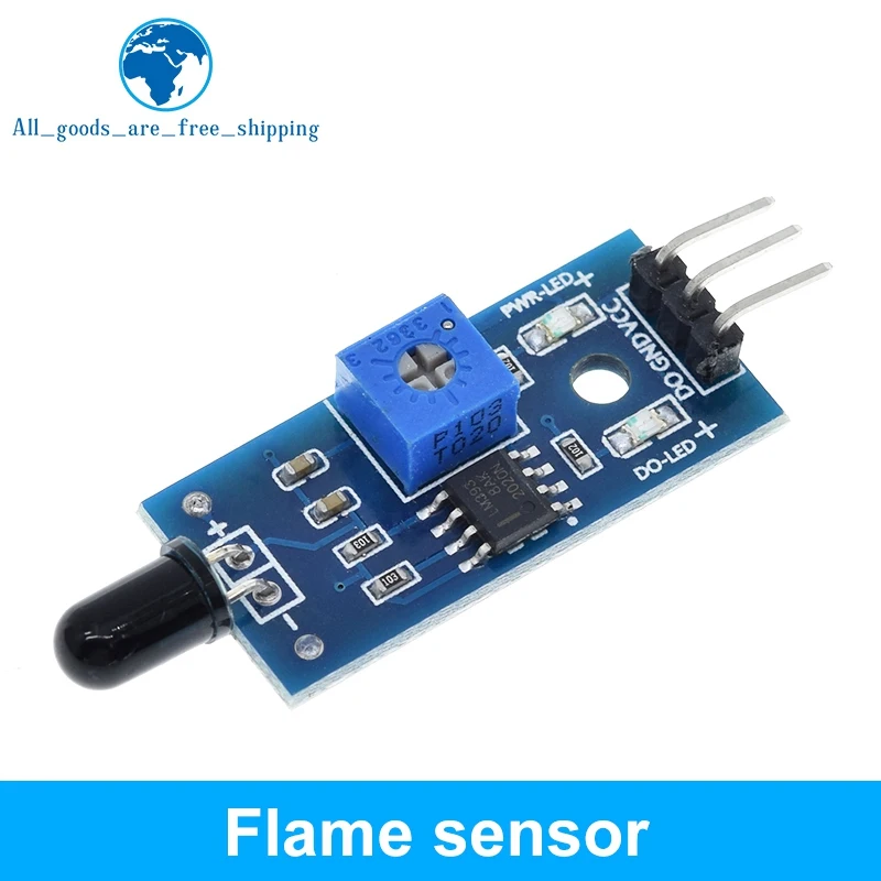 TZT IR Infračervené 3 drôtené detekčné modul detekcie plameňa Ir Flame Sensor Detector Detector SmartSense pre Arduino