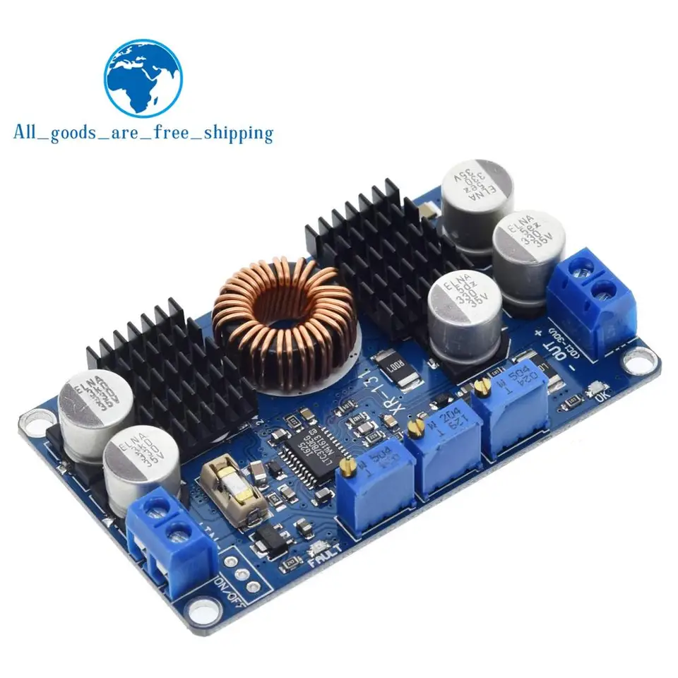 TZT LTC3780 Automatický modul nabíjania regulátora nabíjania DC-DC 5-32V až 1V-30V 10A Modul