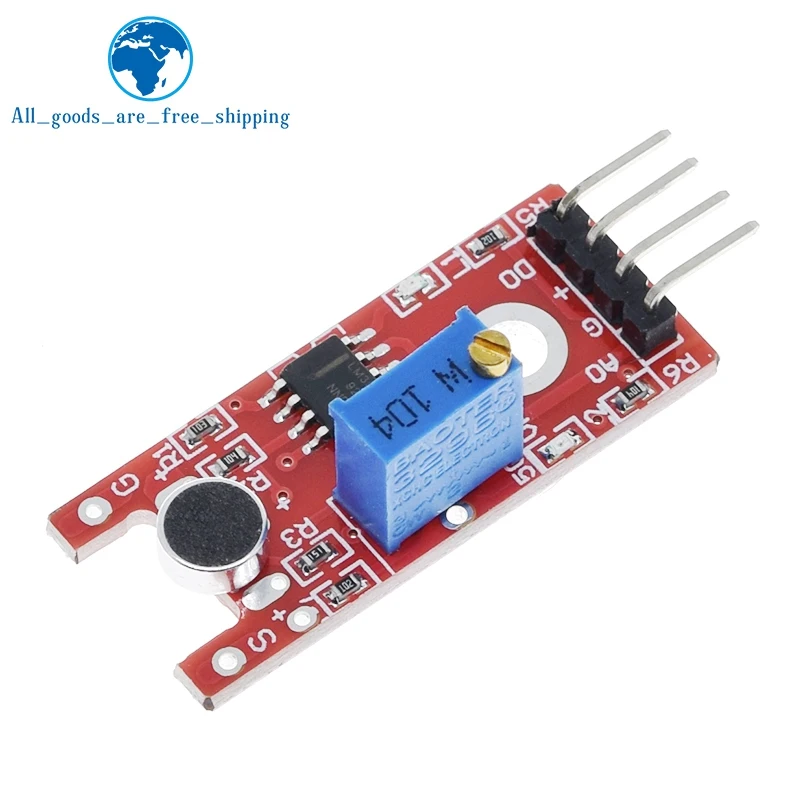 TZT Mikrofónový hlasový zvukový senzor pre analógové digitálne výstupné senzory Arduino KY-038