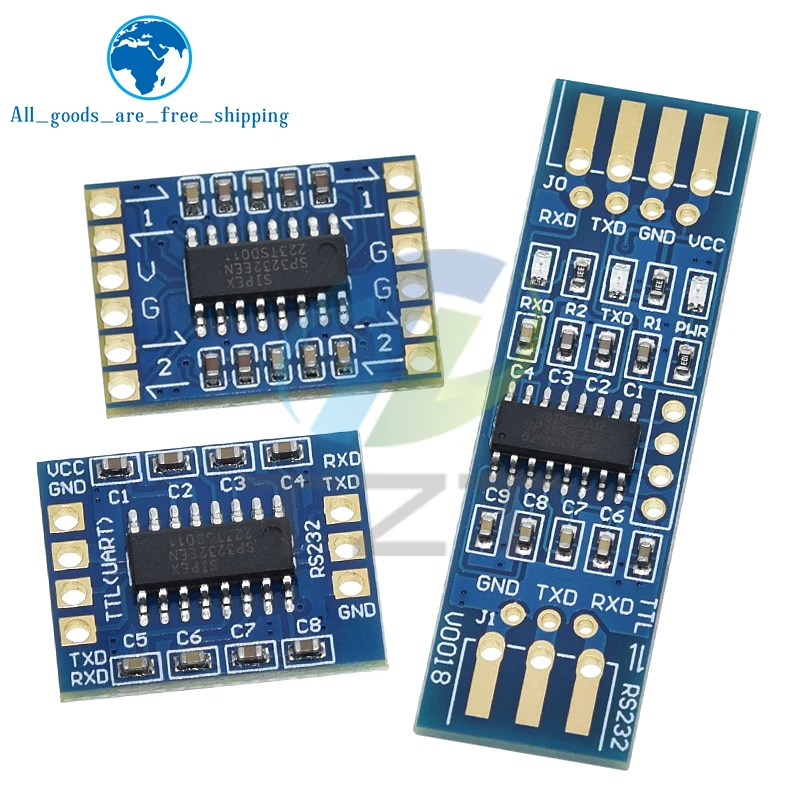 TZT RS232 SP3232 TTL na RS232 Modul RS232 na TTL Brush Line Serial Port Modul