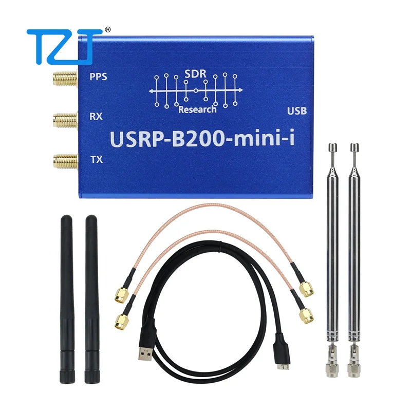 TZT USRP B200Mini-I Kit SDR softvér definovaný rádio 70MHZ-6GHz podporuje úplnú duplexnú komunikáciu pre rádiá