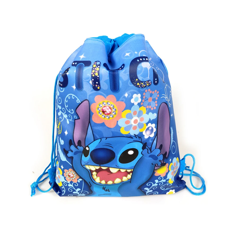 Téma Disney Lilo Stitch Happy Birthday Party Netkané textílie Mochila dekorácie pre bábätká Darčeky Darčekov 1ks/veľa