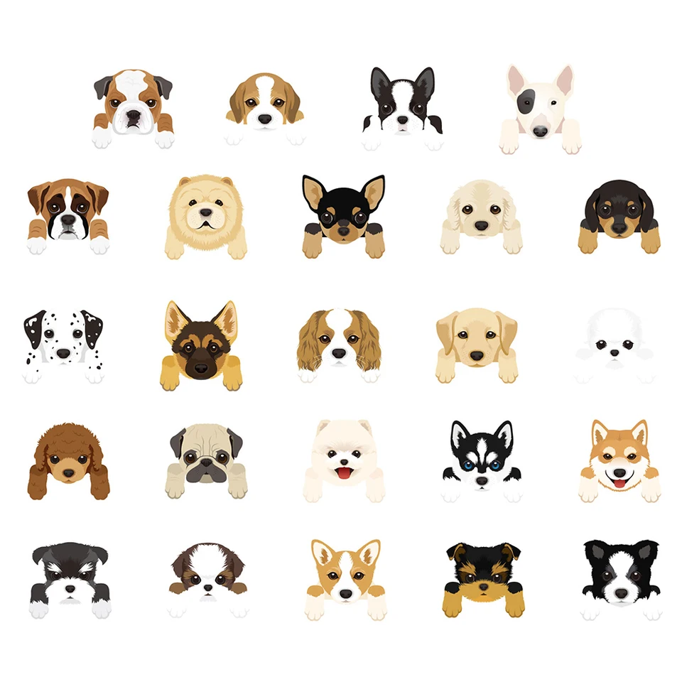 Téma šteniatka témy košíčky Toppers Dog Dib Shower Shower Party Ozdoby párty košíčky Toppers Set 24