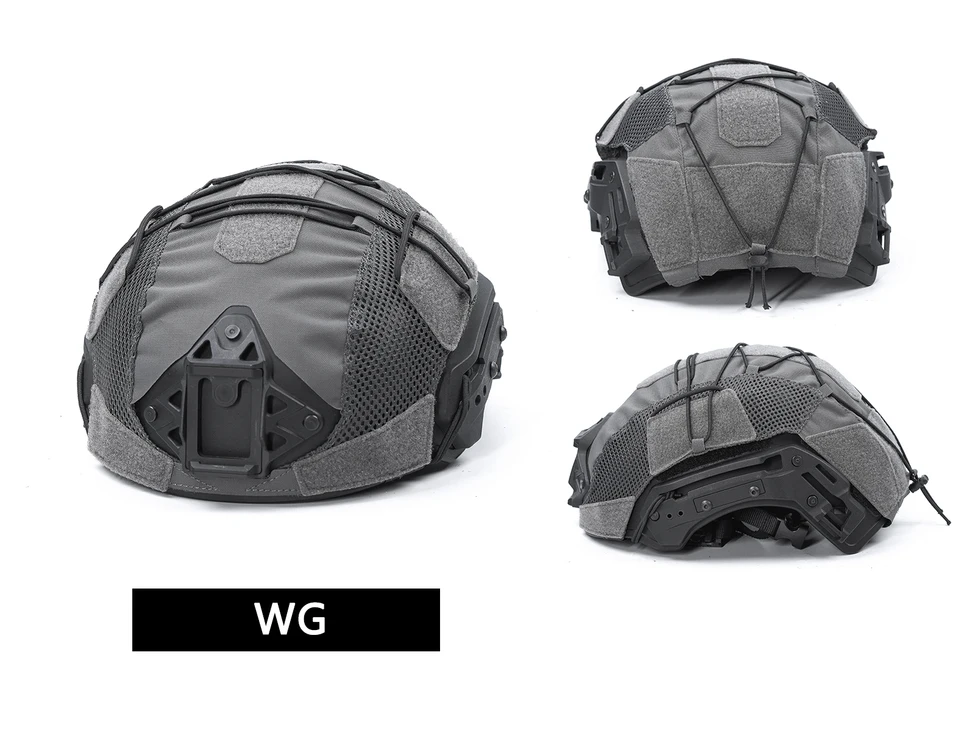 Tím Wendy prilba Cover Ranger Green Tactical Equipment Gear Airsoft Hunting Exfil Ballistic Bump Mesh XL